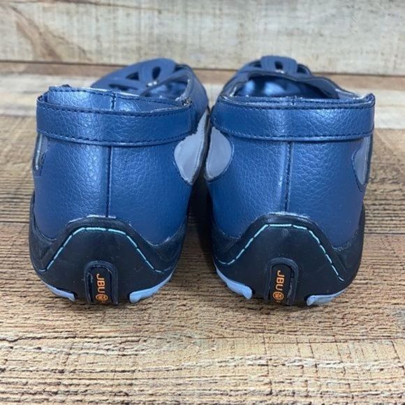 Jambu JBU Blue Leather Juniper Ballet Flats - Picture 6 of 10